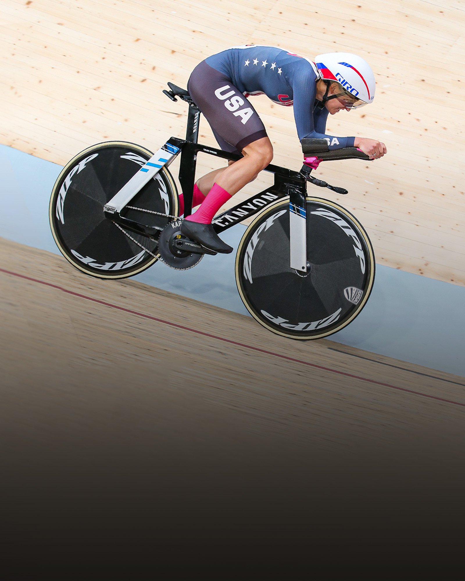 Track Cycling bikes are customized